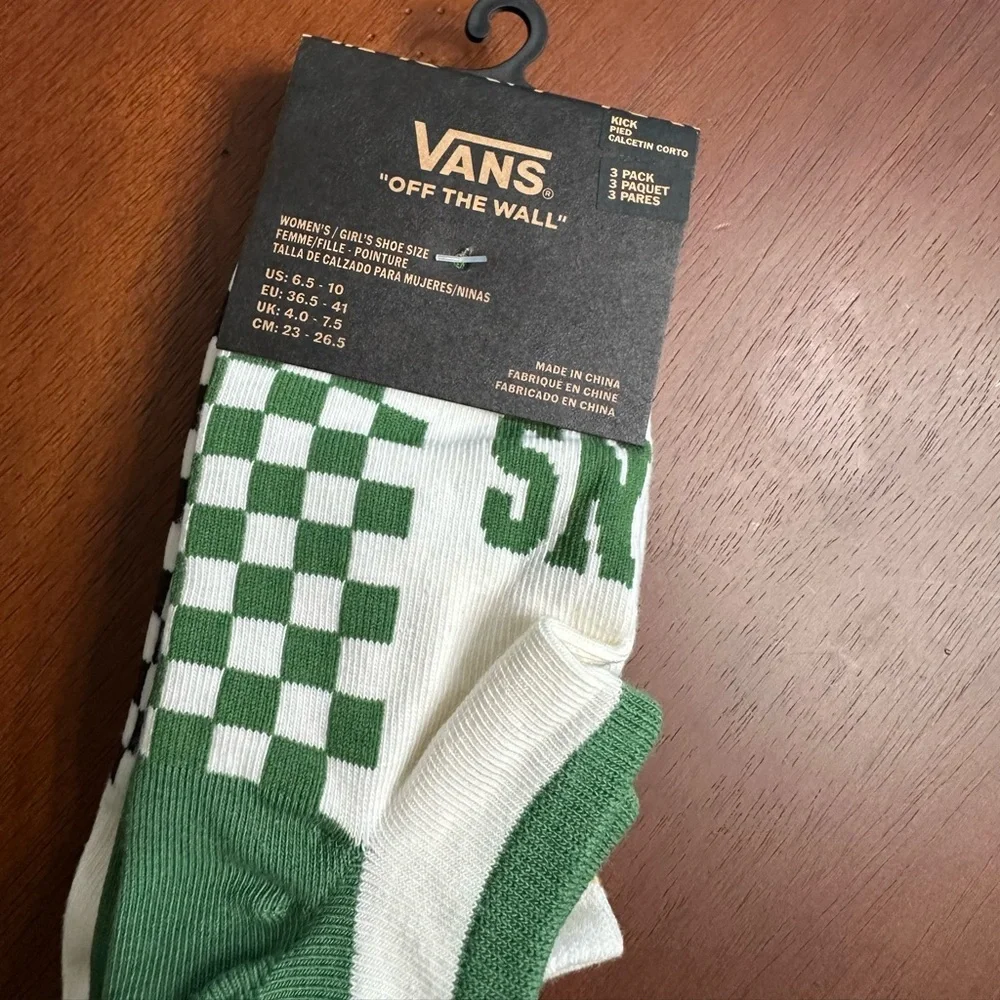 Vans 3-Pack Checkerboard Socks